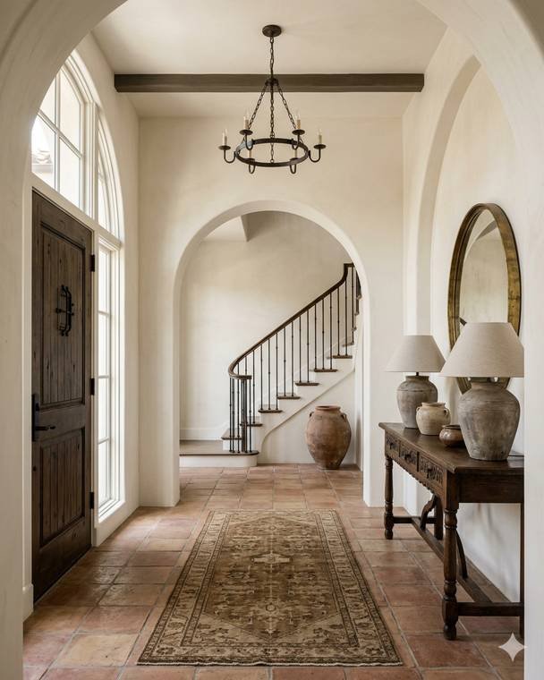 Mediterranean style entry design study